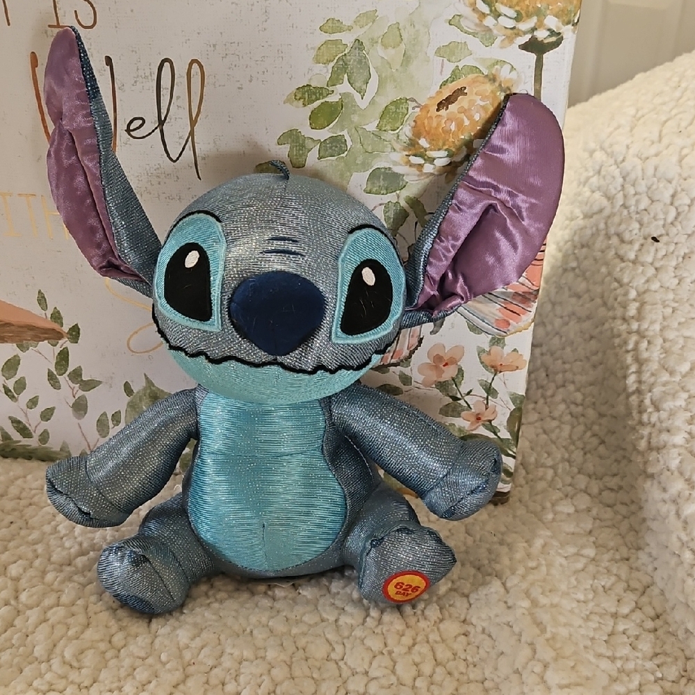 DISNEY STITCH 626 DAY10 PLUSH LIMITED EDITION SHINY GLITTER STUFFED PLUSH TOY